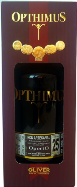 Opthimus 25 Oporto Rum Geschenkpack